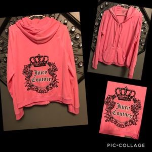 NEW Juicy Couture Velour Zip-Up